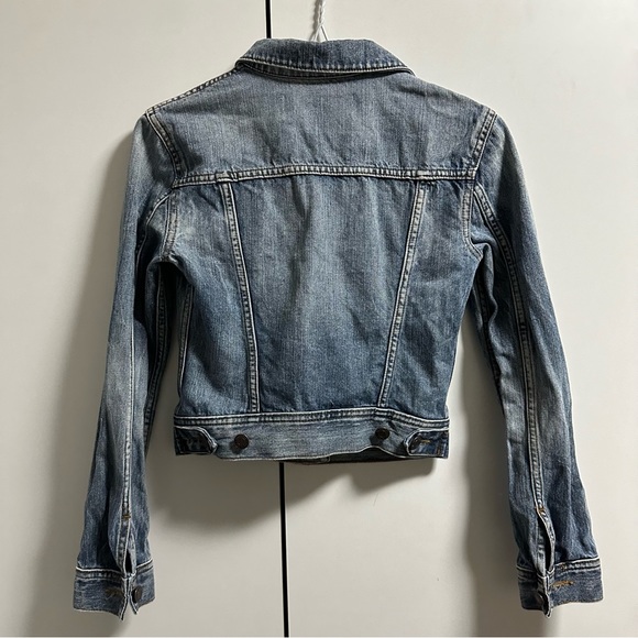 Sunday Best Edo Cropped Denim Jacket Vintage Washed Size XXS - Picture 4 of 6
